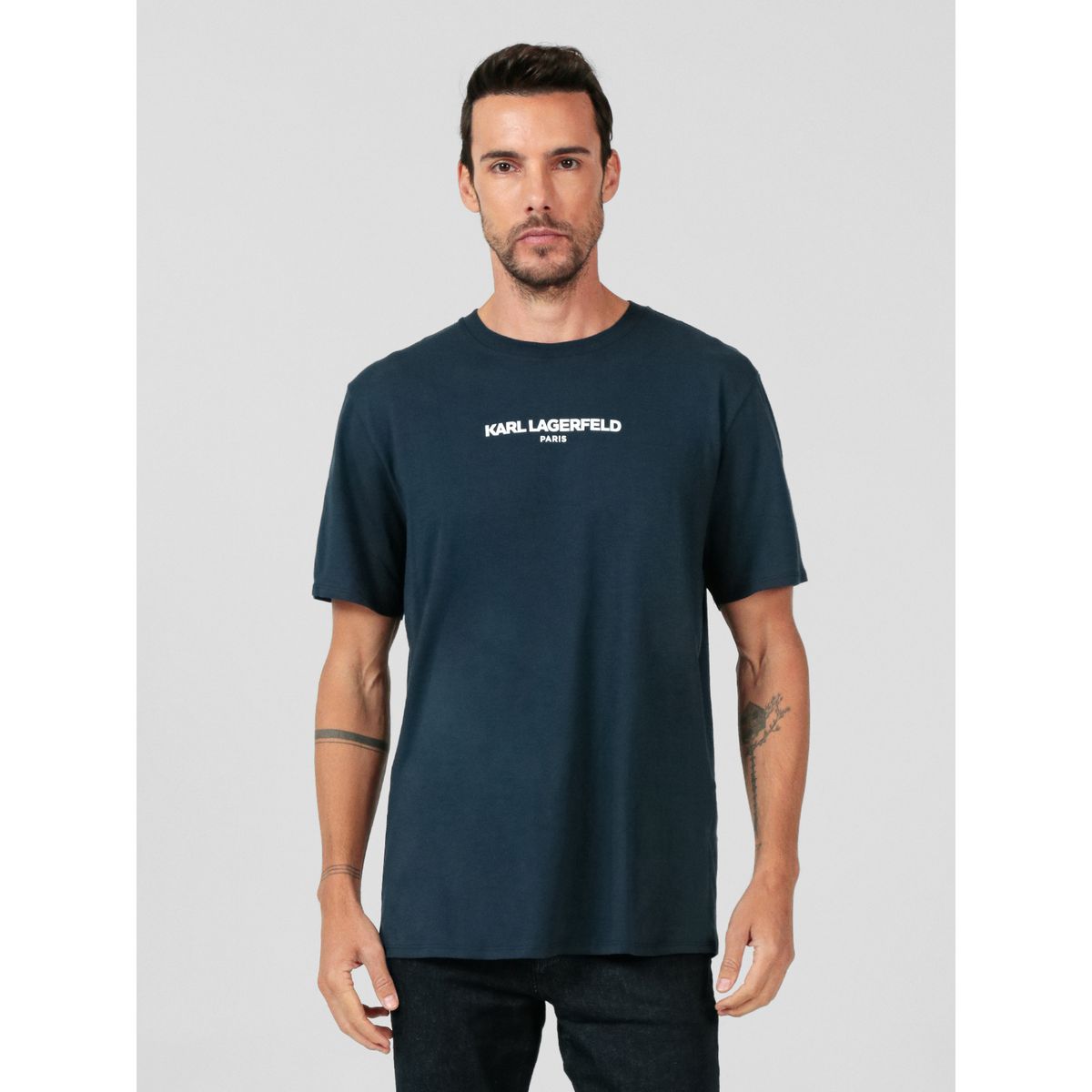 KARL LAGERFELD - Polera esencial de manga corta