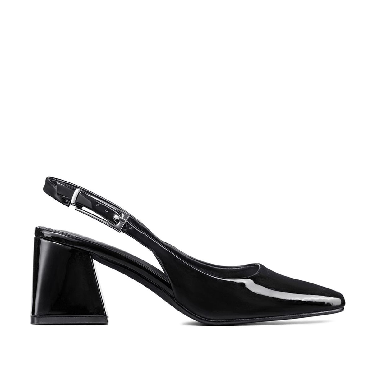 WEIDE - Zapato Taco Talón abierto Simil Charol  Mujer Weide YOU538