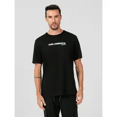 KARL LAGERFELD - Polera con logo invertido