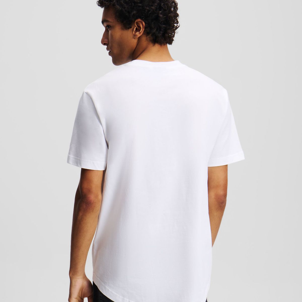 KARL LAGERFELD - Polera regular con monograma