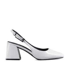 WEIDE - Zapato Taco Talón abierto Simil Charol Mujer YOU538