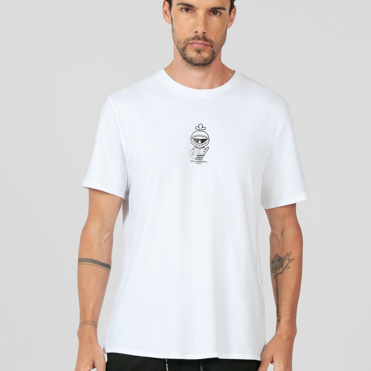 KARL LAGERFELD - Polera con logo Karl Amour