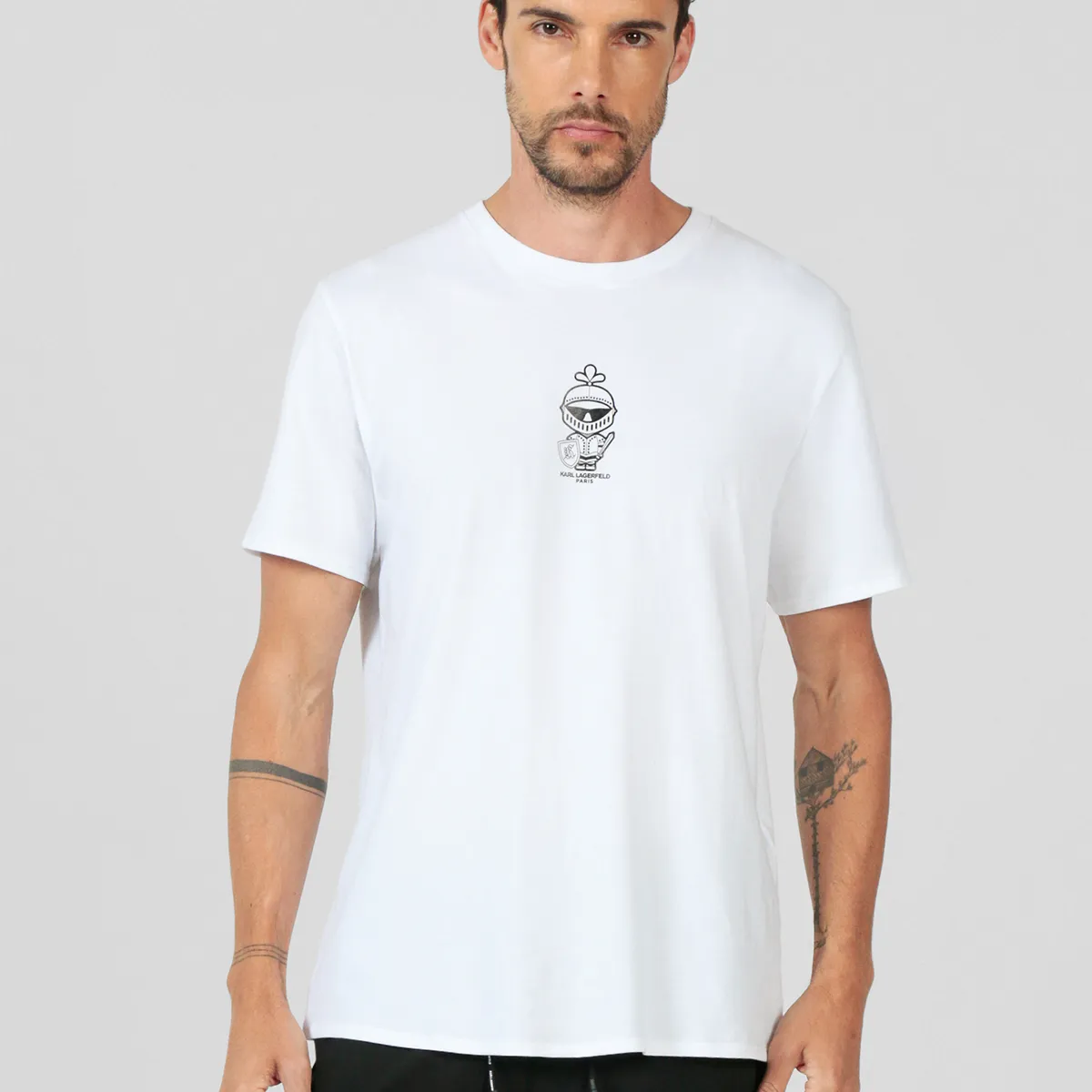 KARL LAGERFELD - Polera con logo Karl Amour