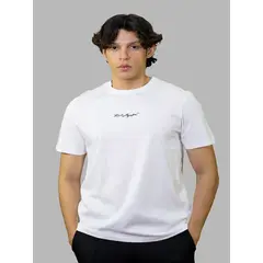 KARL LAGERFELD - Polera essential con firma bordada