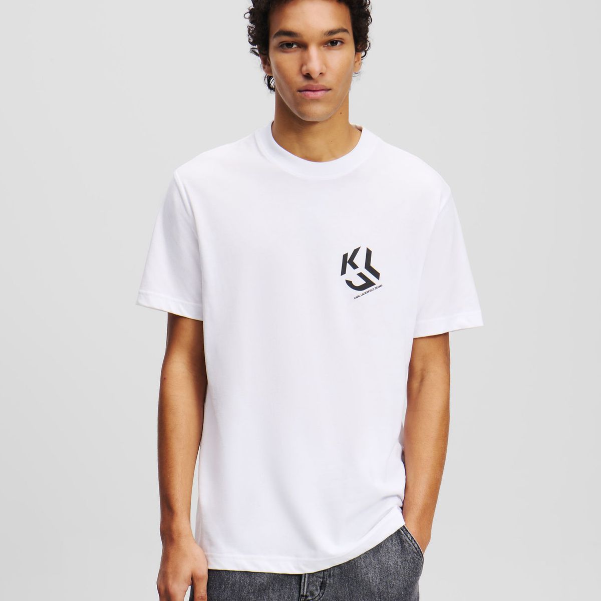 KARL LAGERFELD - Polera regular con mono