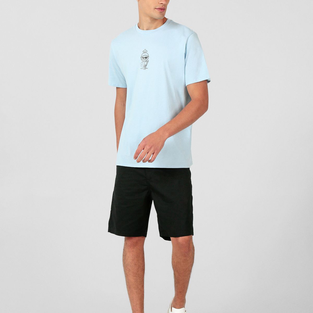 KARL LAGERFELD - Polera con logo Karl Amour