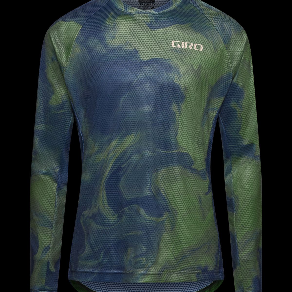 GIRO - JERSEY GIRO HOMBRE ROUST MANGA LARGA VERDE COSMICO