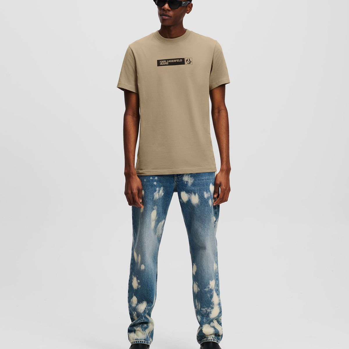 KARL LAGERFELD - Polera slim graphic