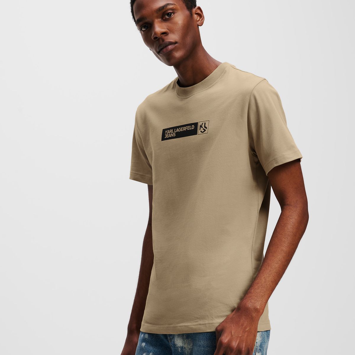 KARL LAGERFELD - Polera slim graphic