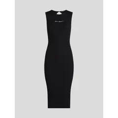 KARL LAGERFELD - Vestido de punto con firma bordada