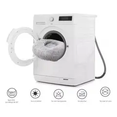 GENERICO - Cama Anti Estres Para Mascotas De 90cm Talla Xl azul