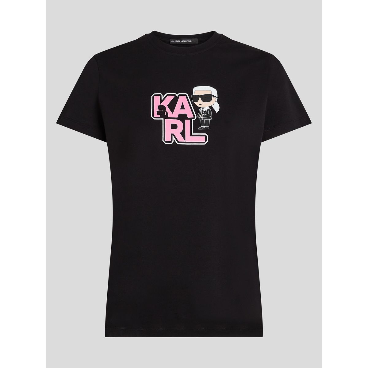 KARL LAGERFELD - Polera varsity con estampado de KARL
