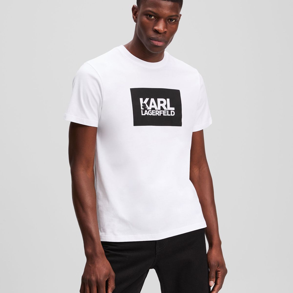 KARL LAGERFELD - Polera con logo de KARL
