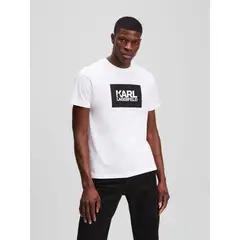 KARL LAGERFELD - Polera con logo de KARL