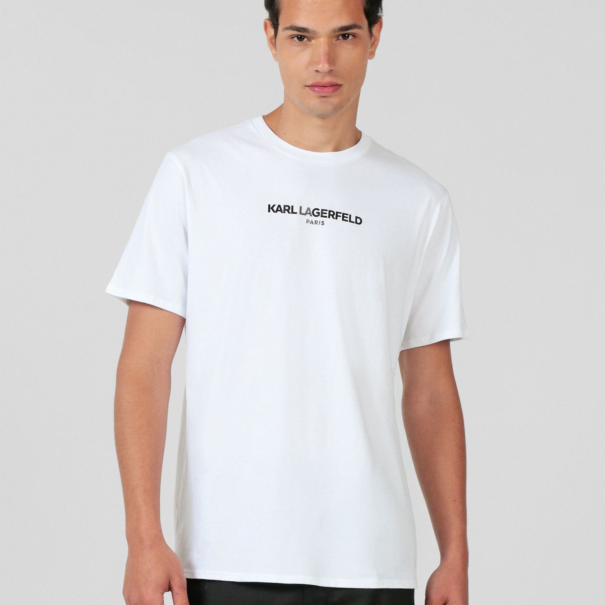 KARL LAGERFELD - Polera esencial de manga corta