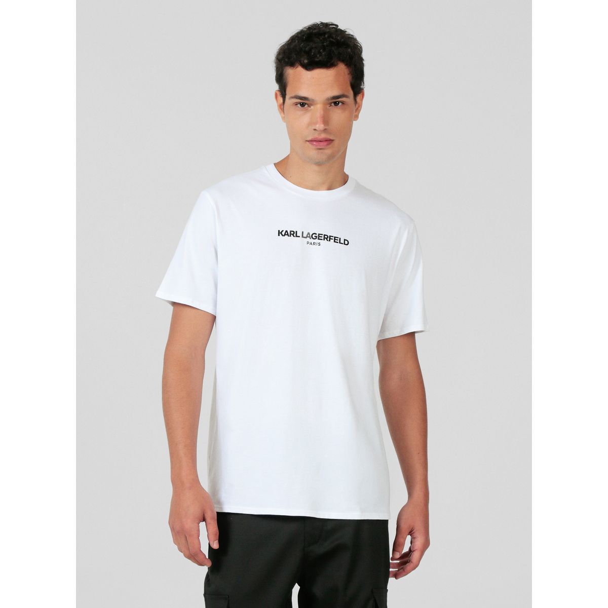 KARL LAGERFELD - Polera esencial de manga corta