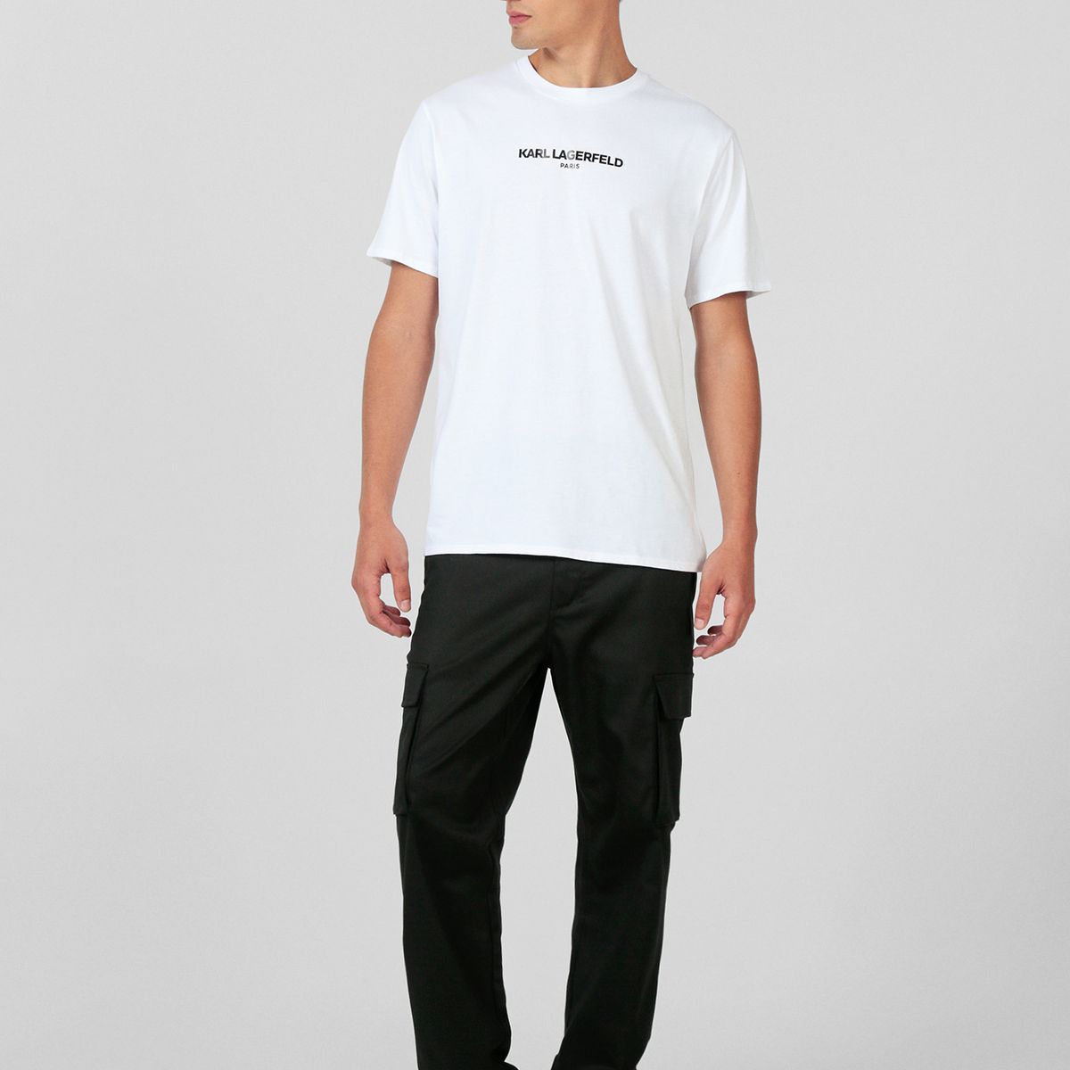 KARL LAGERFELD - Polera esencial de manga corta