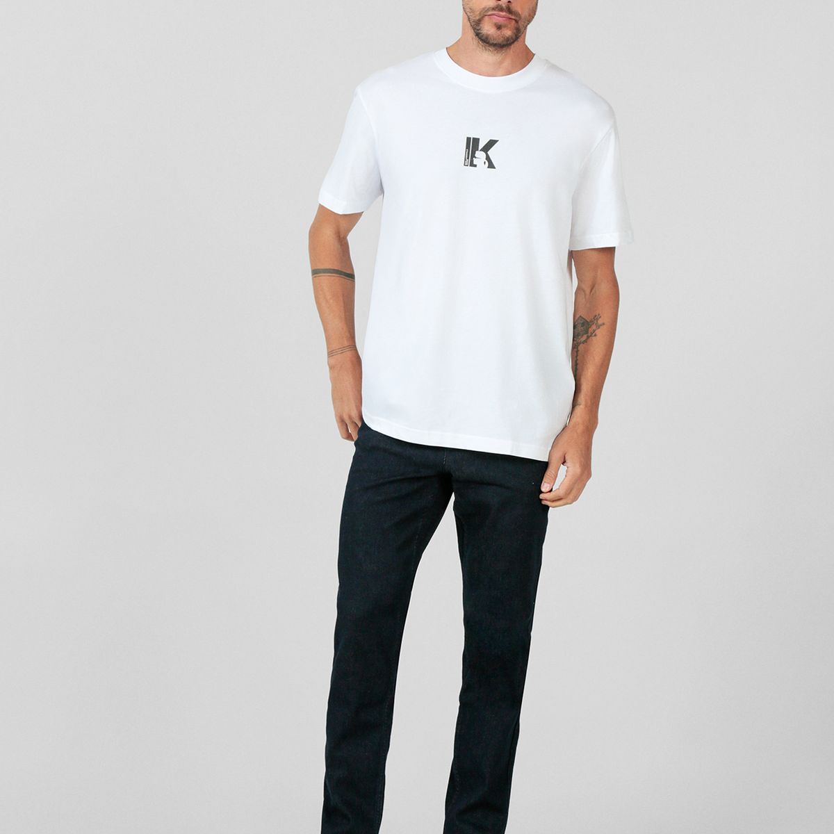 KARL LAGERFELD - Polera regular con logo