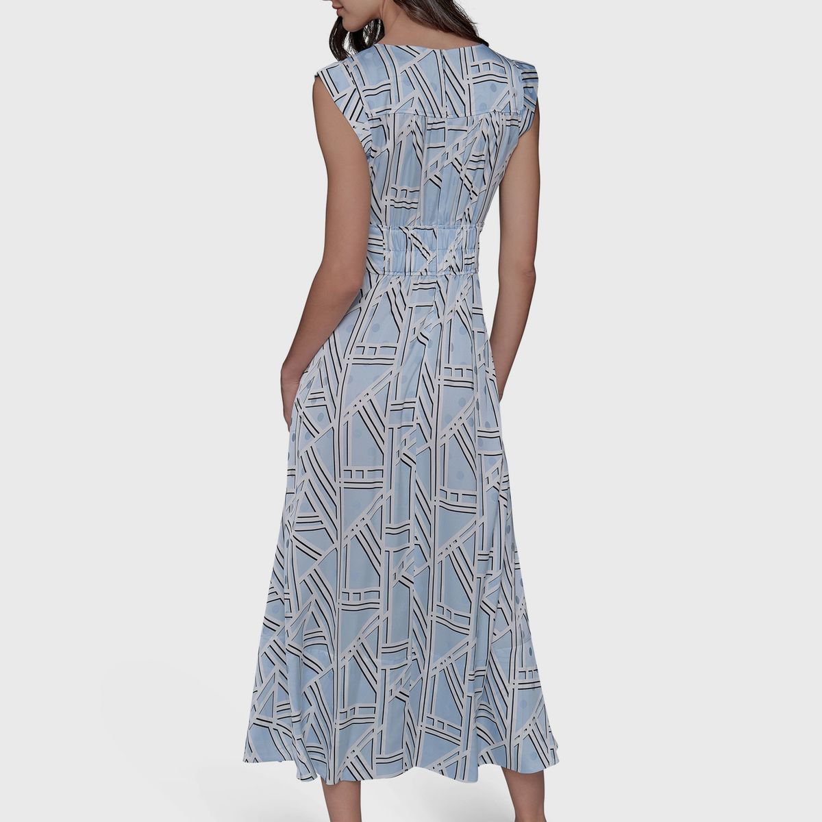 KARL LAGERFELD - Vestido midi con estampado