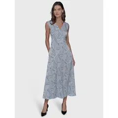 KARL LAGERFELD - Vestido midi con estampado