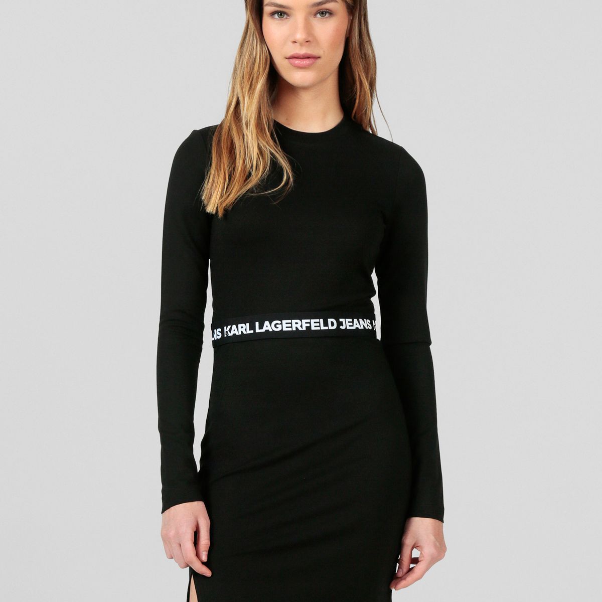 KARL LAGERFELD - Vestido milano de manga larga