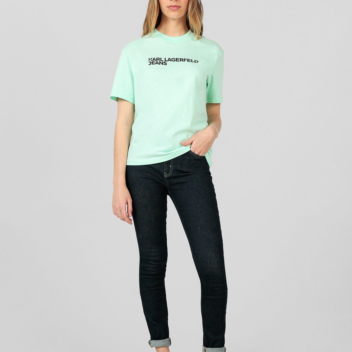 KARL LAGERFELD - Polera regular - K/ESSENTIAL