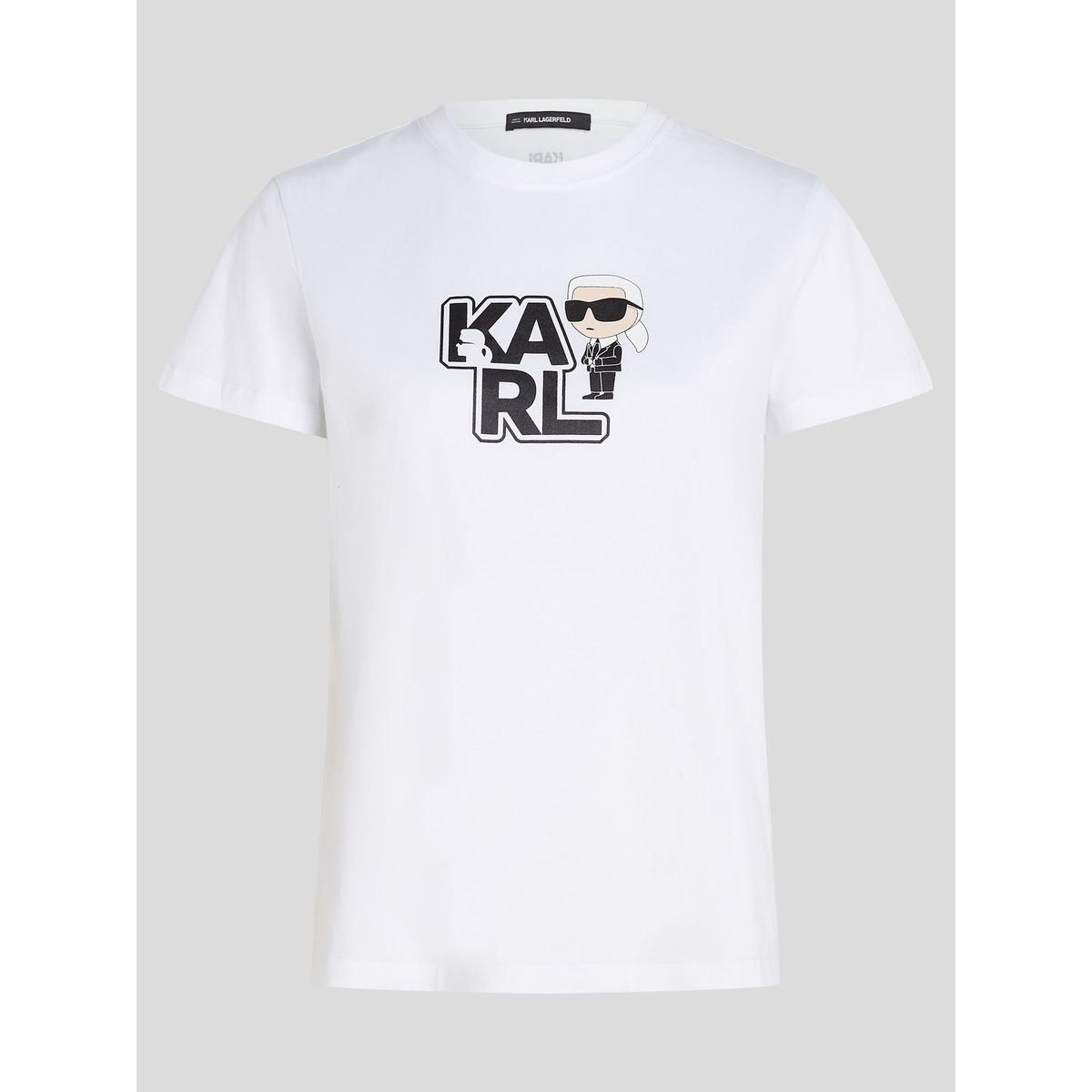 KARL LAGERFELD - Polera varsity con estampado de KARL