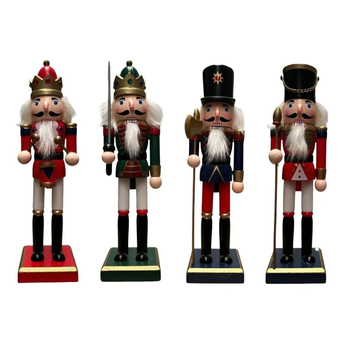 GENERICO - Cascanueces De Madera 25cm Navidad Decoración