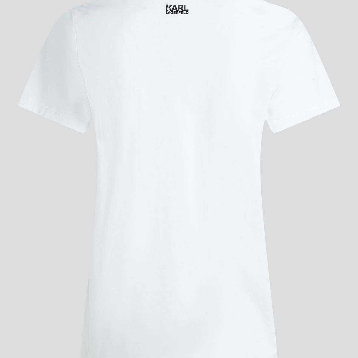 KARL LAGERFELD - Polera con logotipo boucle