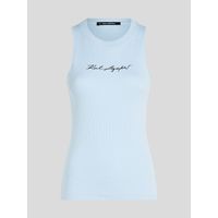 Polera essential acanalada sin mangas