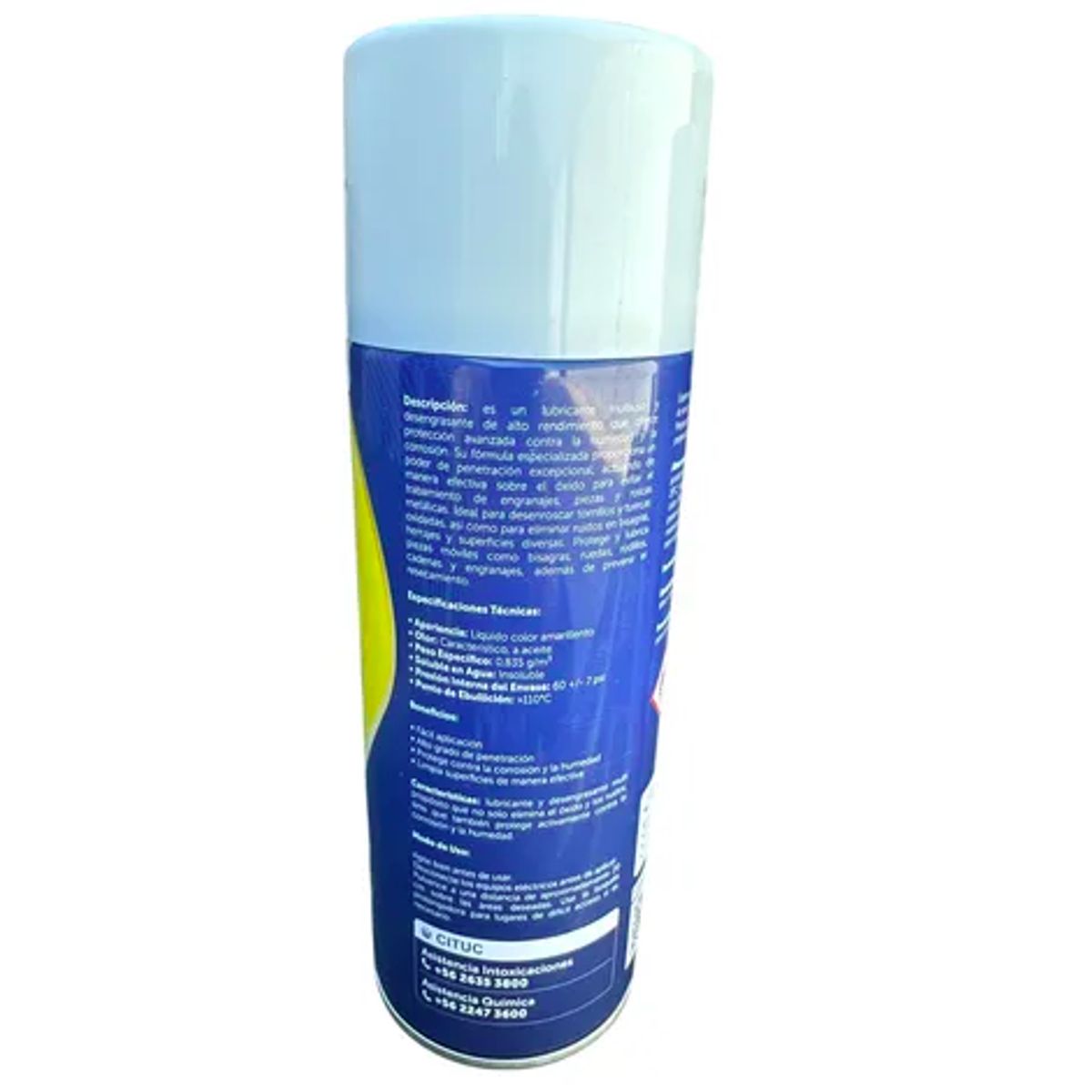 GENERICO - Lubricante Multiuso Extra 40 Removedor Oxido Patel 450ml Amarillo