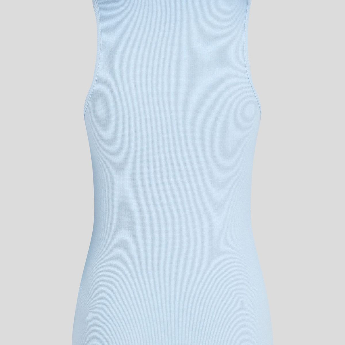 KARL LAGERFELD - Polera essential acanalada sin mangas