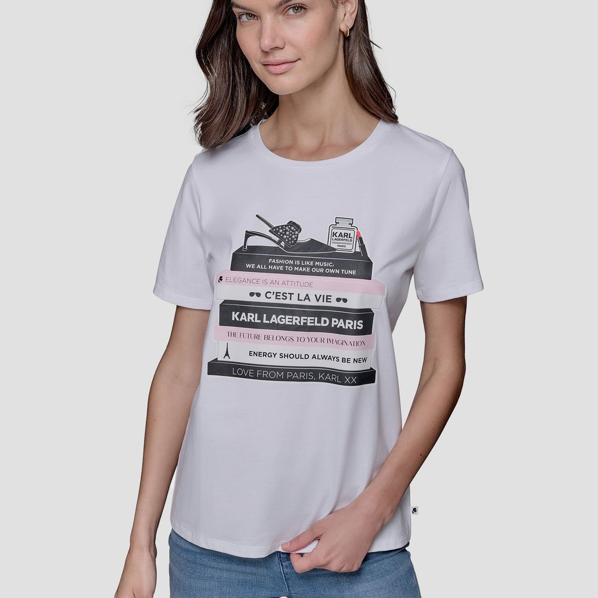 KARL LAGERFELD - Polera Karl Books