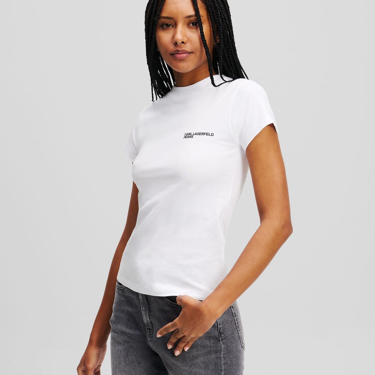 KARL LAGERFELD - Polera slim con logotipo