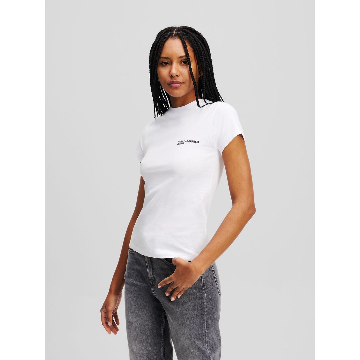 KARL LAGERFELD - Polera slim con logotipo