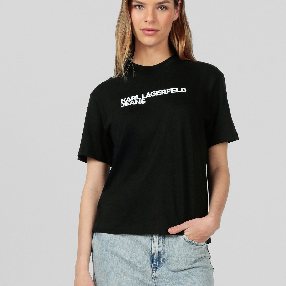 KARL LAGERFELD - Polera regular - K/ESSENTIAL