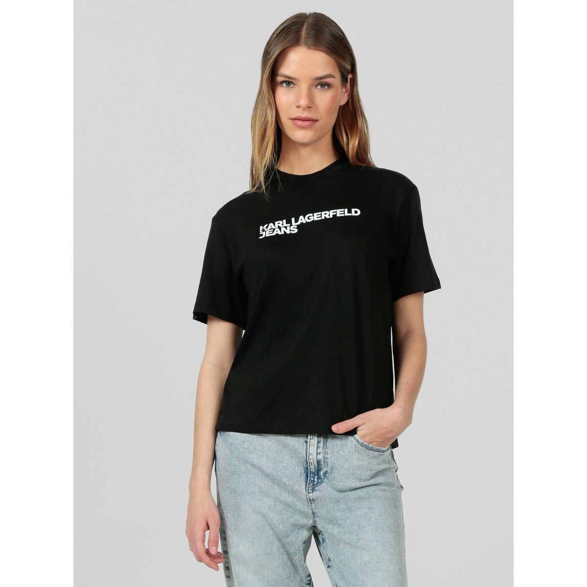 KARL LAGERFELD - Polera regular - K/ESSENTIAL