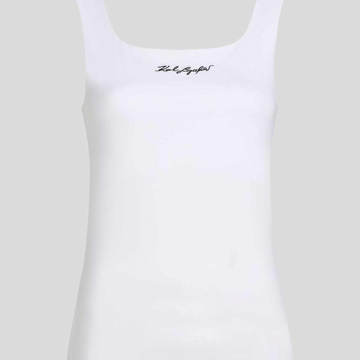KARL LAGERFELD - Polera con firma bordada