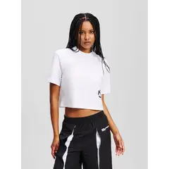 KARL LAGERFELD - Polera cropped con monograma
