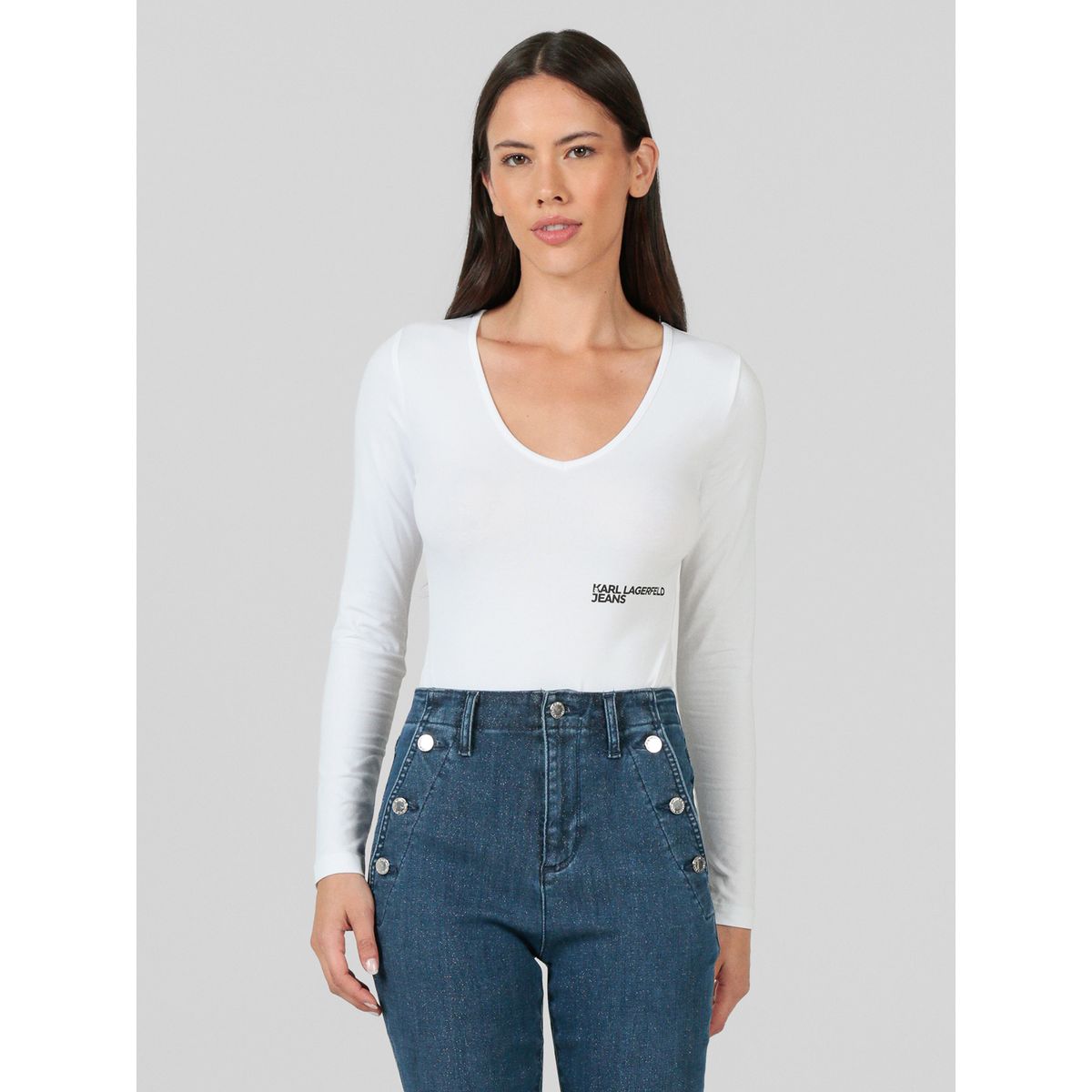 KARL LAGERFELD - Body de manga larga