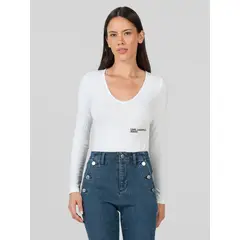 KARL LAGERFELD - Body de manga larga