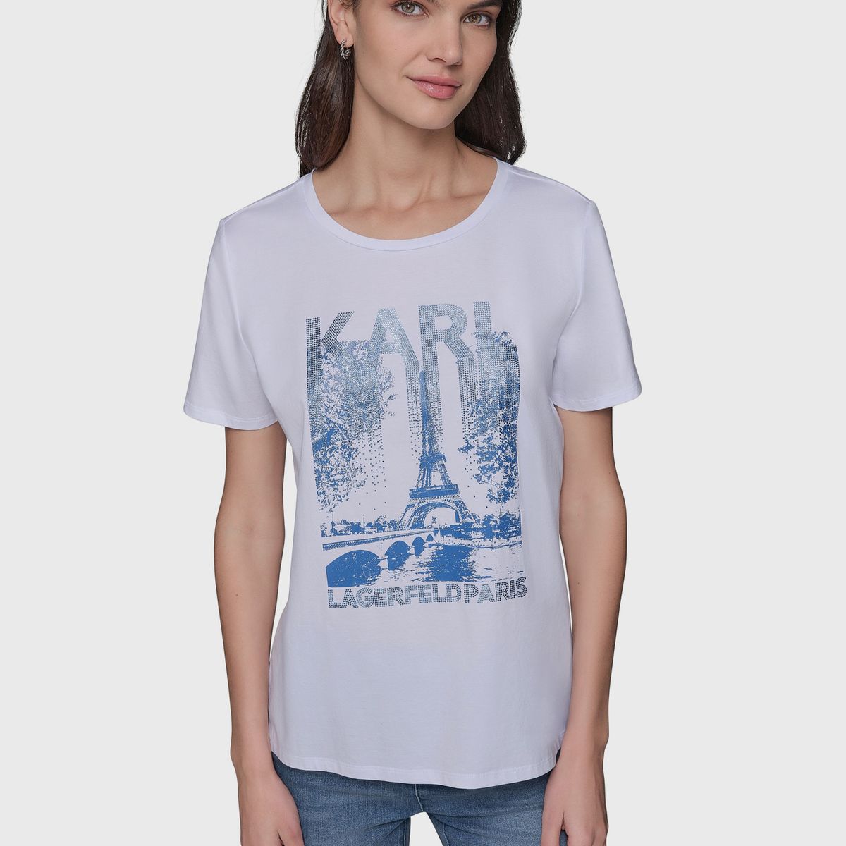 KARL LAGERFELD - Polera de manga corta Karl Eiffel
