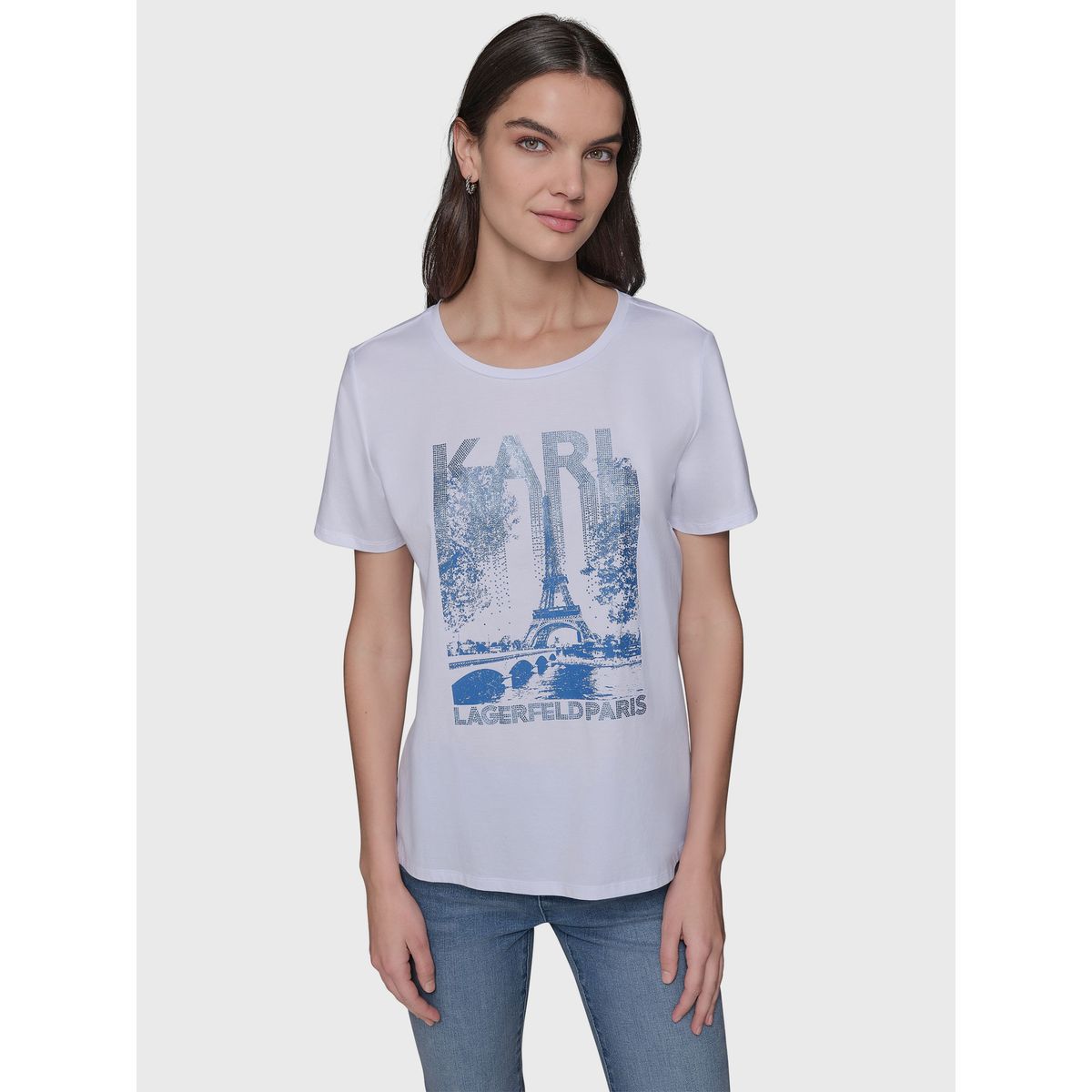 KARL LAGERFELD - Polera de manga corta Karl Eiffel