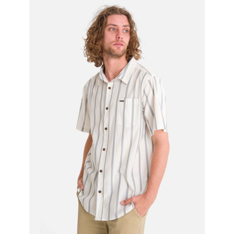 BURTON - Camisa mc Hombre Classic lines Multicolor BURTON