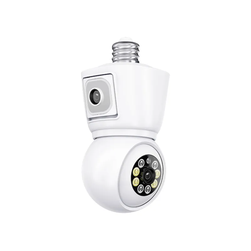 ESCAM - ESCAM QF202 Cámara WiFi PTZ 2MP Lente Dual 355°90° Visión Nocturna