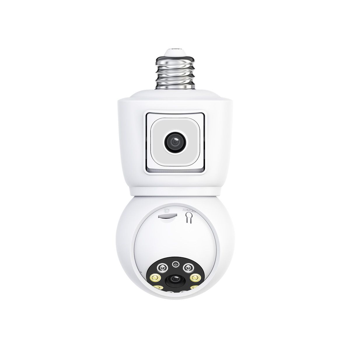 ESCAM - ESCAM QF202 Cámara WiFi PTZ 2MP Lente Dual 355°90° Visión Nocturna