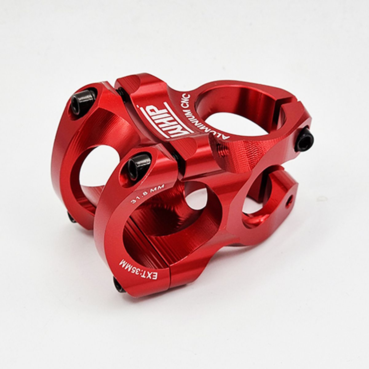 WHIP - TEE DE BICICLETA WHIP ALEACION CNC 286X318MM 35MM ROJO