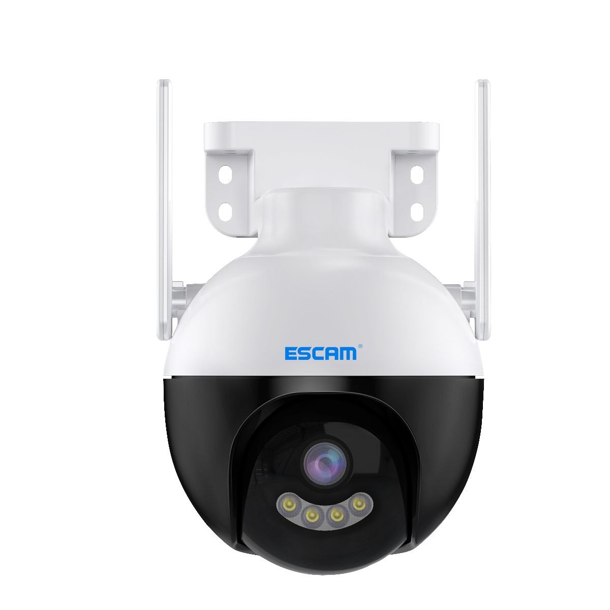 ESCAM - ESCAM QF202 Cámara WiFi PTZ 2MP Lente Dual 355°90° Visión Nocturna