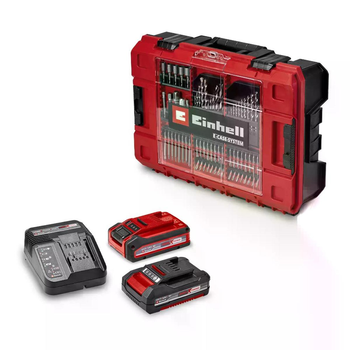EINHELL - TALADRO EINHELL TP-CD 1870 + 1 BAT 2 A + 1 BAT 3 A + 70 ACC