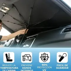 MOVI - PARASOL PLEGABLE PARA AUTO CON FILTYRO UV